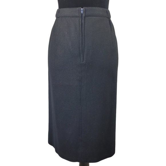 Vintage woman’s 100% wool black pencil skirt size 6 - Picture 14 of 14